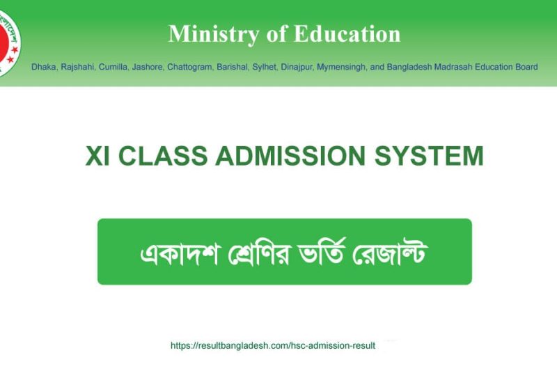 XI Class Admission Result 2026